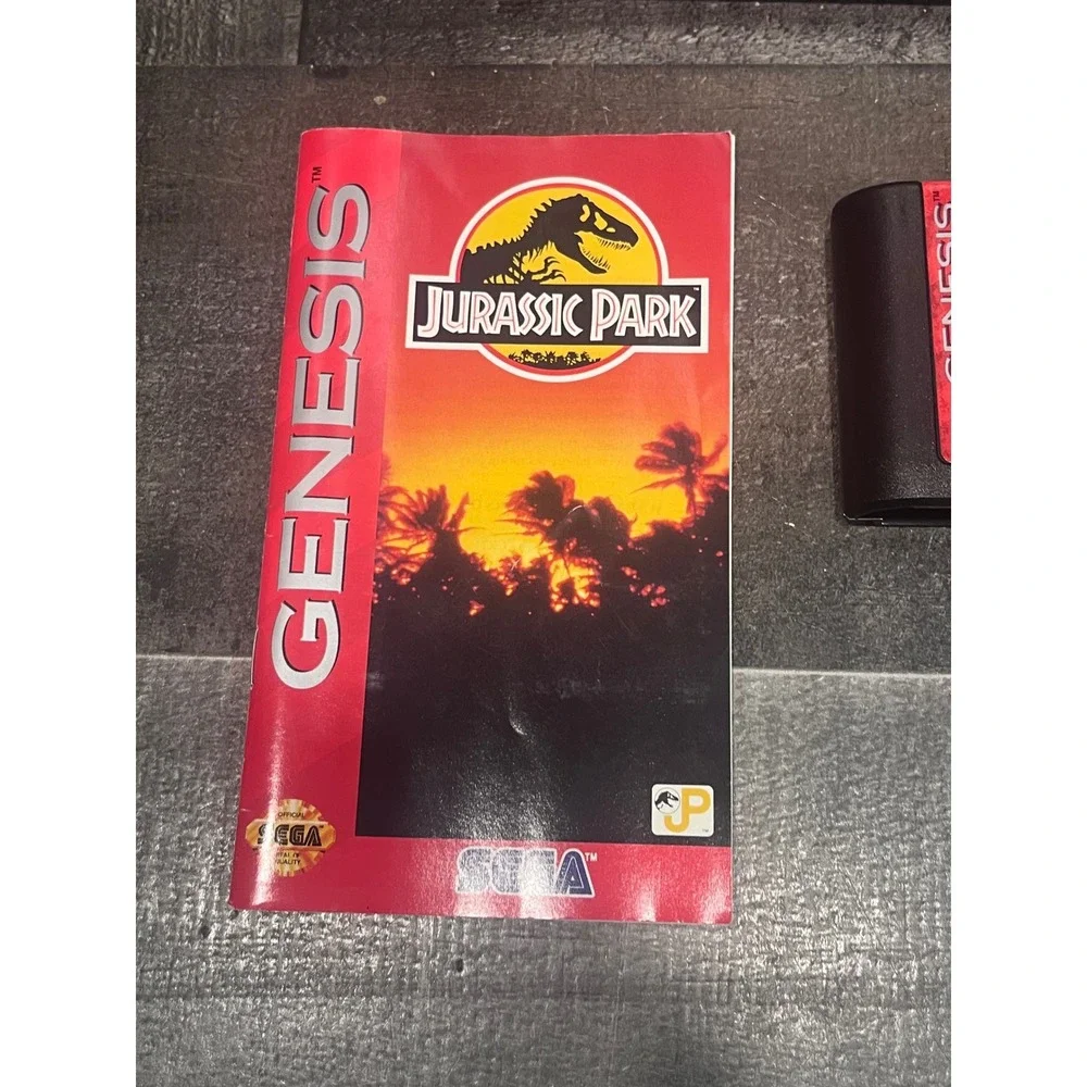 Jurassic Park Sega Genesis CIB Complete with Manual and Case Retro Video Game